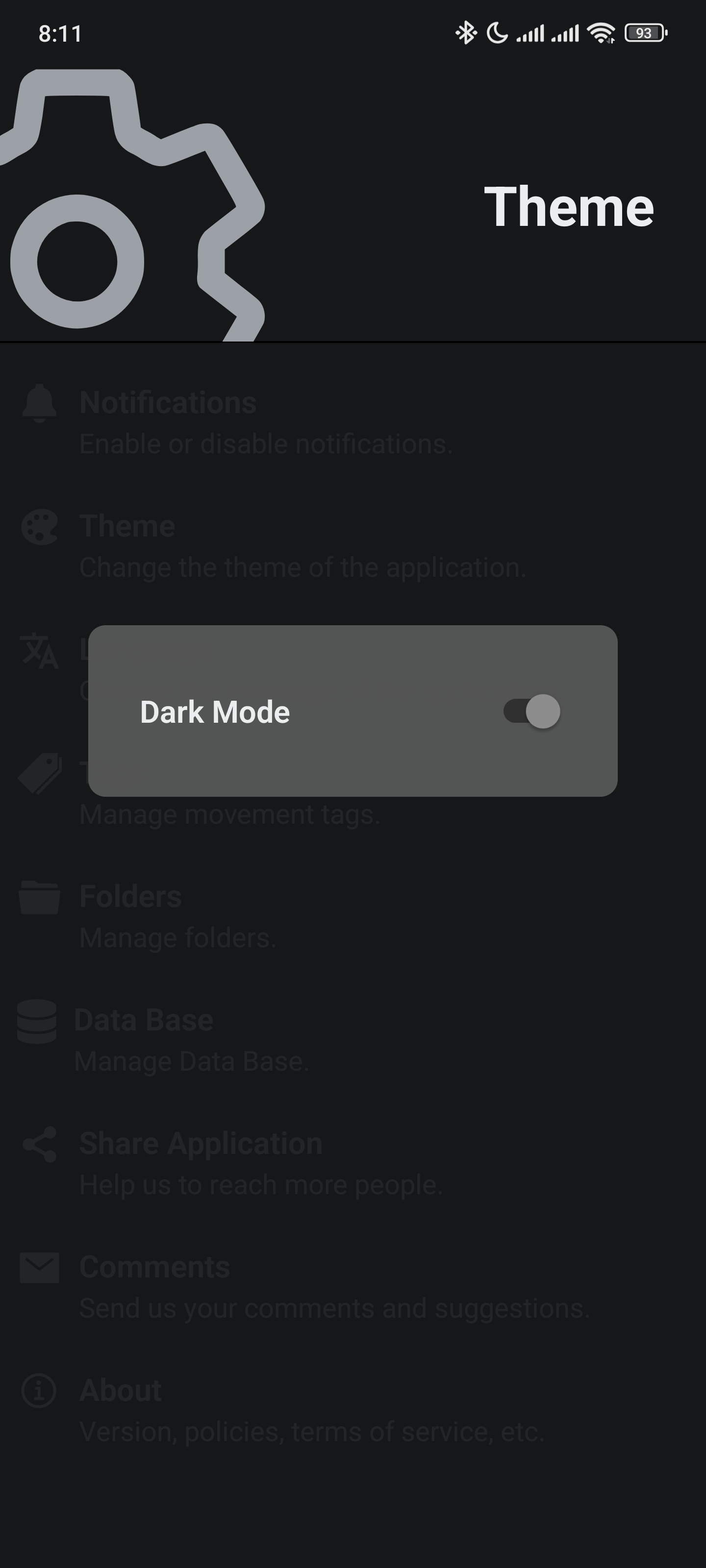 Dark Theme